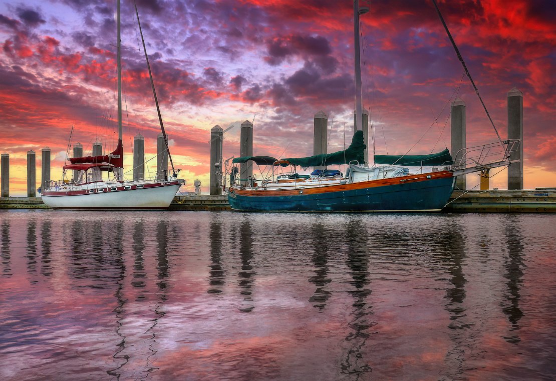 Fernandina Boat Sunset