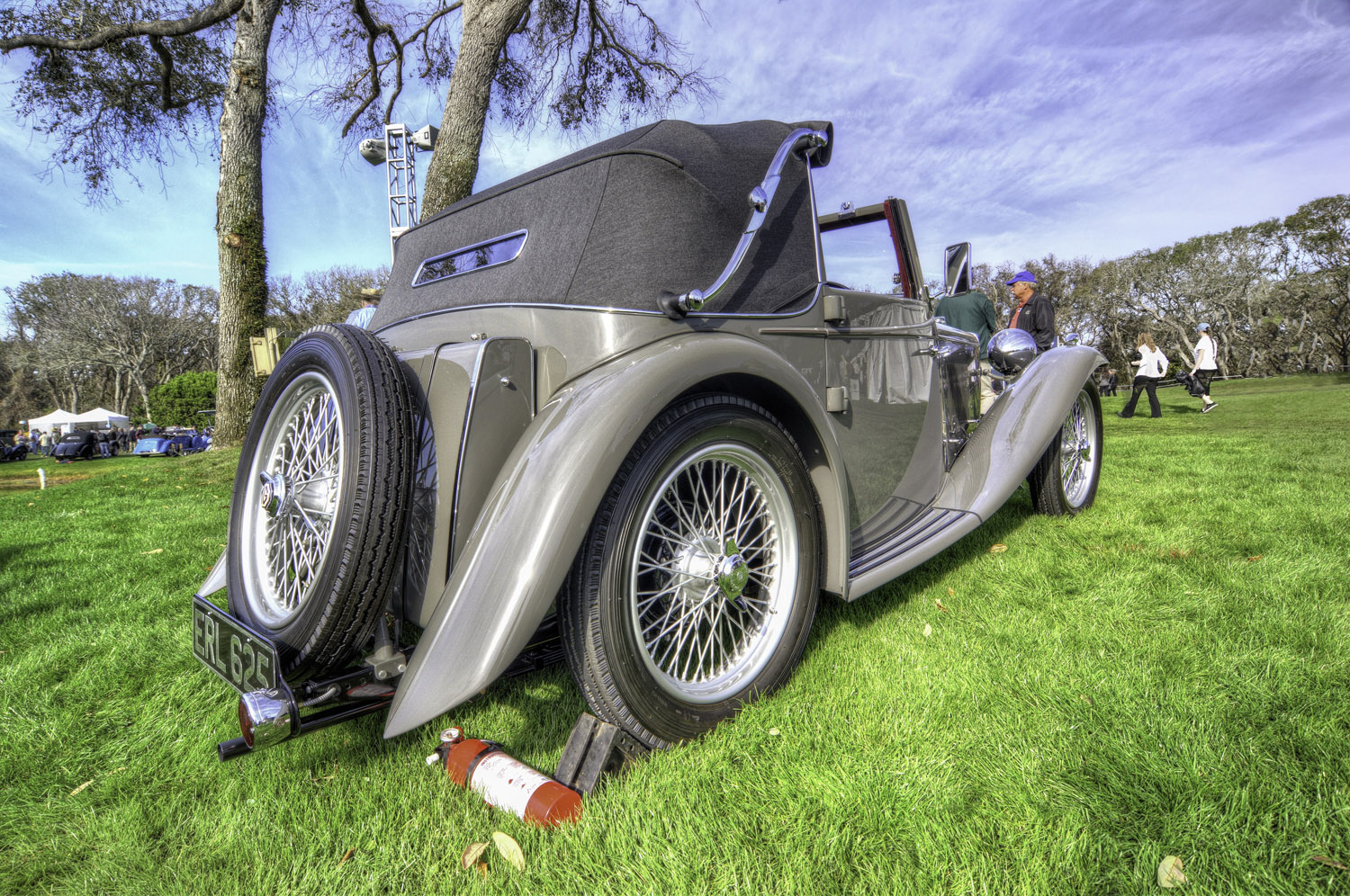 1938 MG TA Tickford Drop Head Coupe RearA