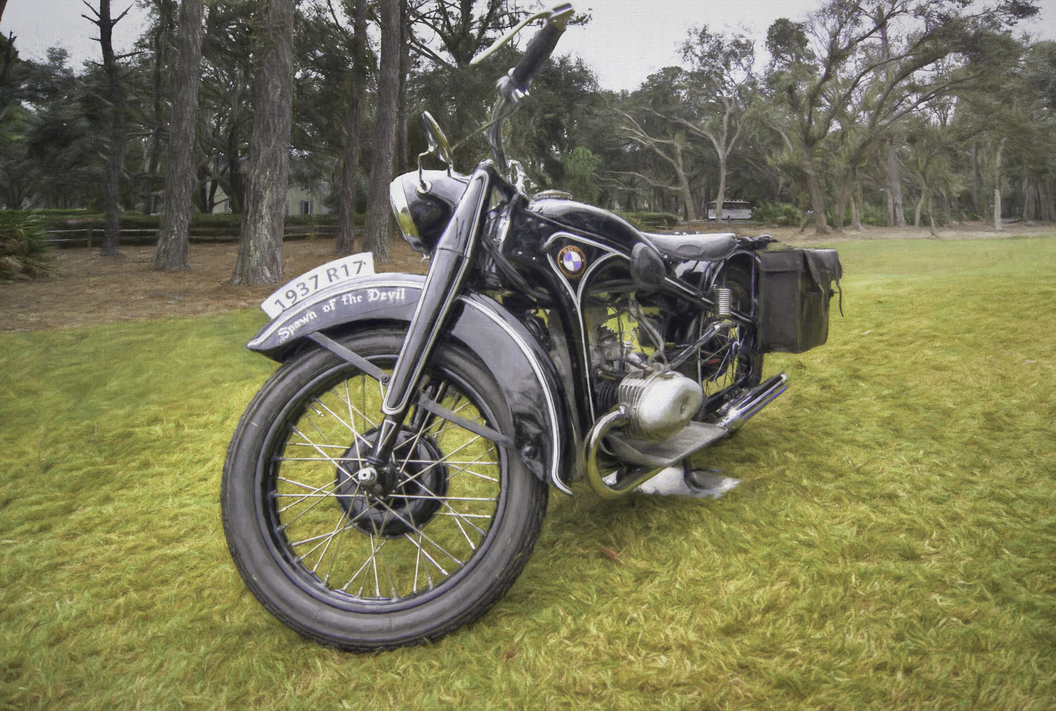 1937 BMW R17 Left