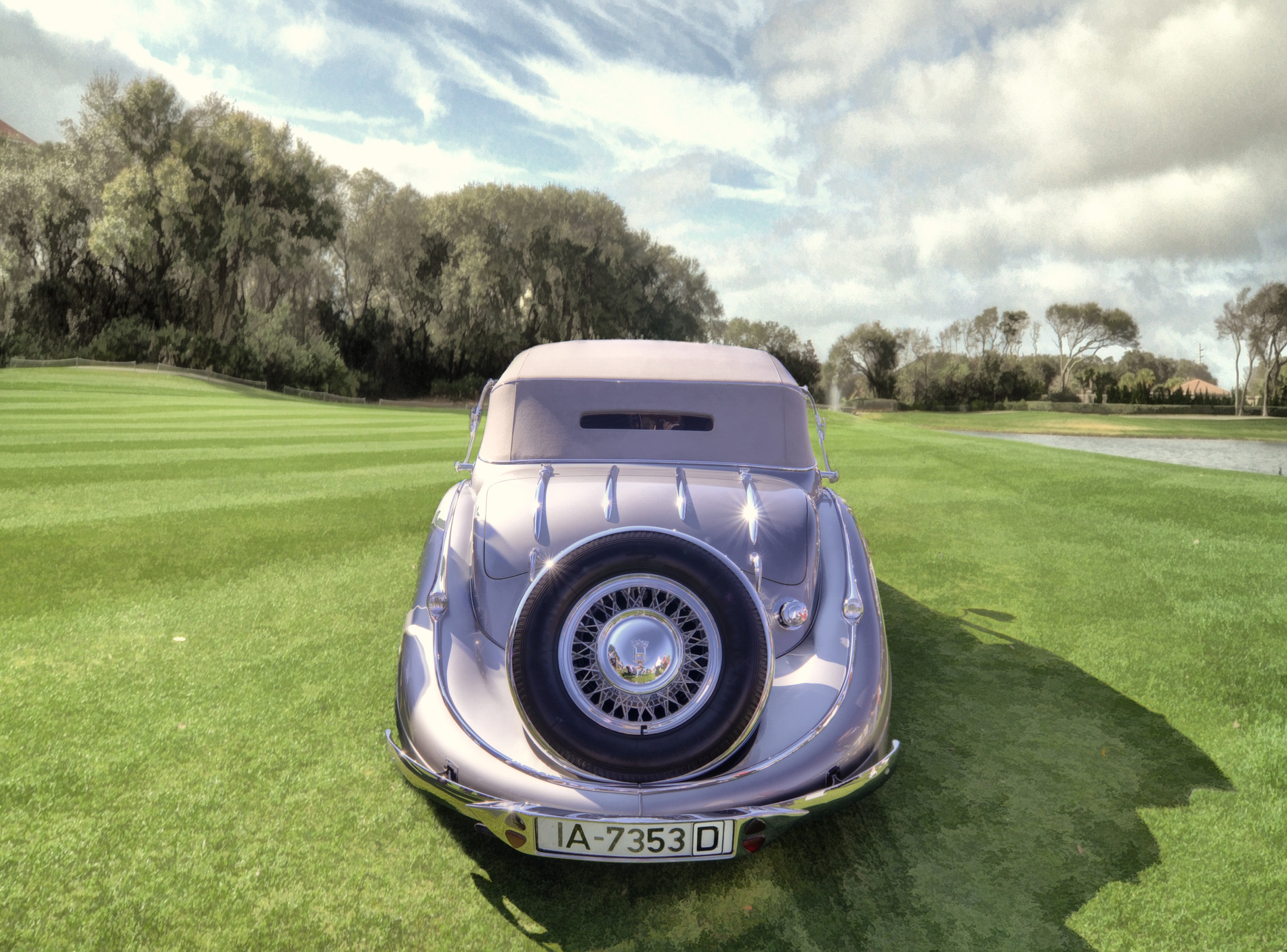 1937 Horch 853 Rear End