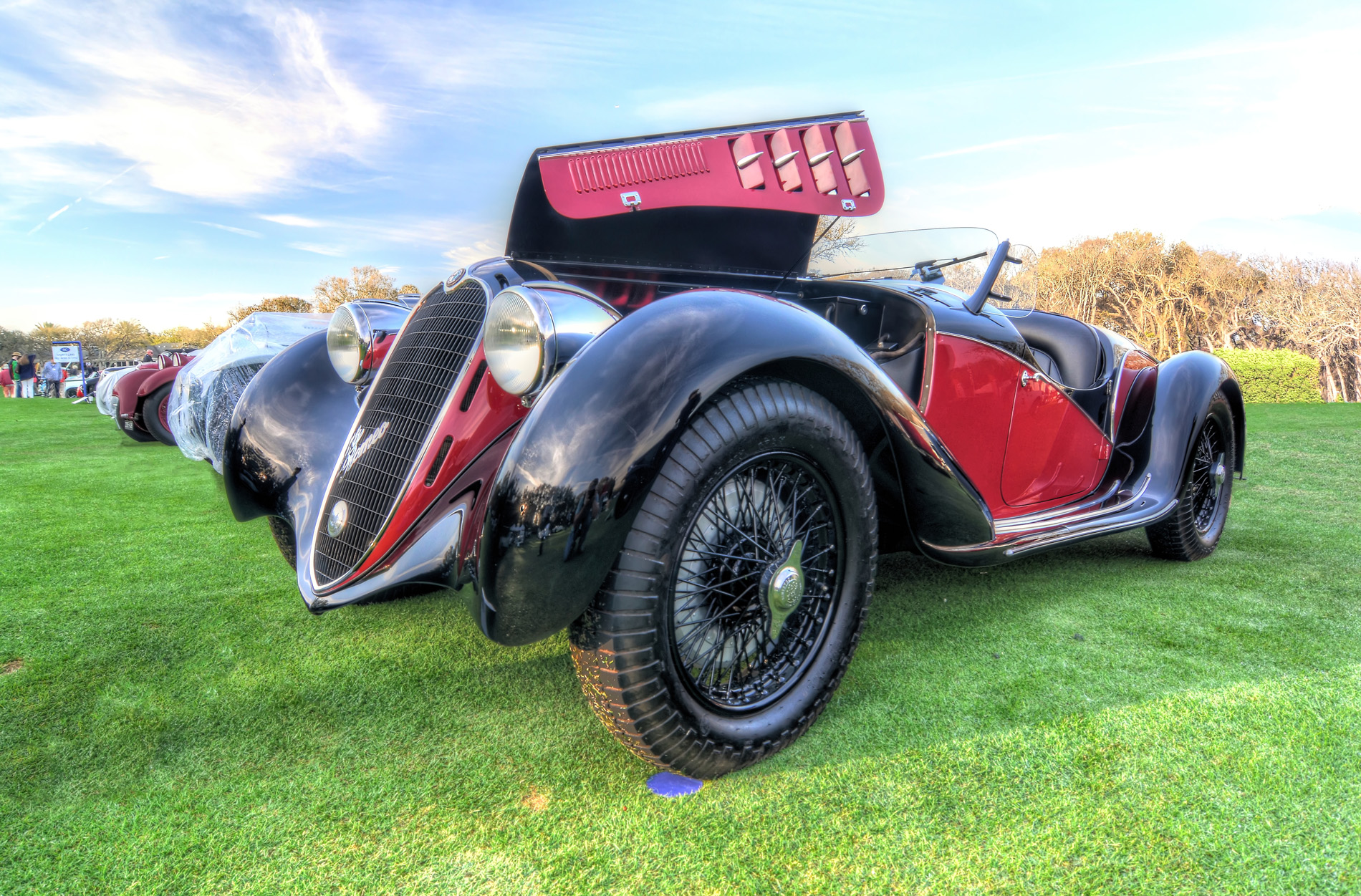 1942 Alfa Romeo 6C 2500 SS Spider Left side view