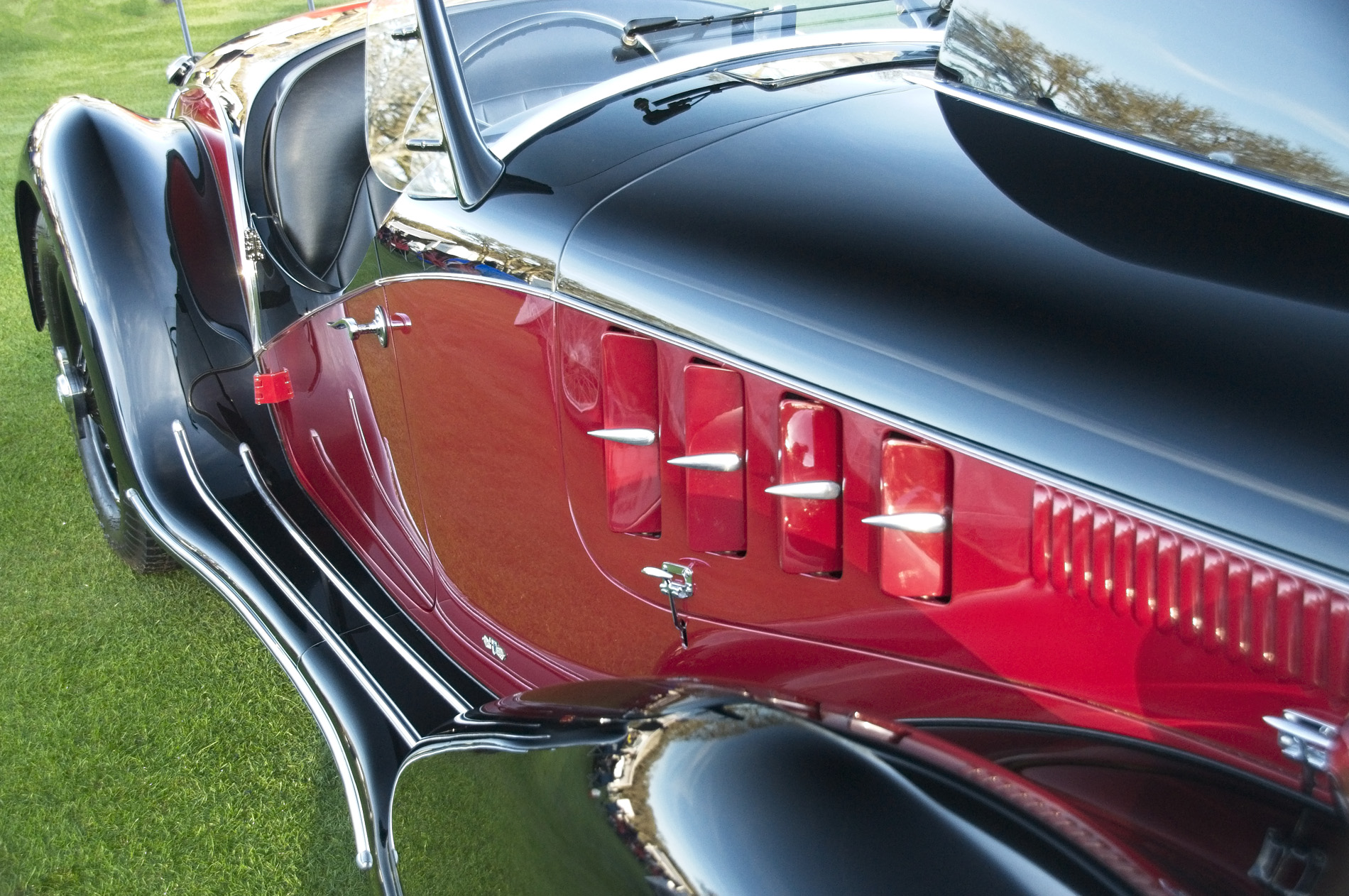 1942 Alfa Romeo 6C 2500 SS Spider left front side view