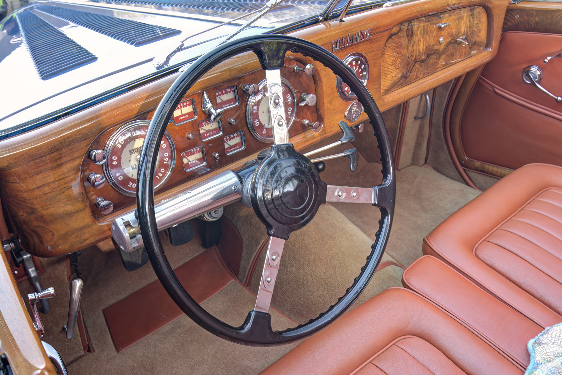 1947 Delahaye 175 S Cabriolet Interior