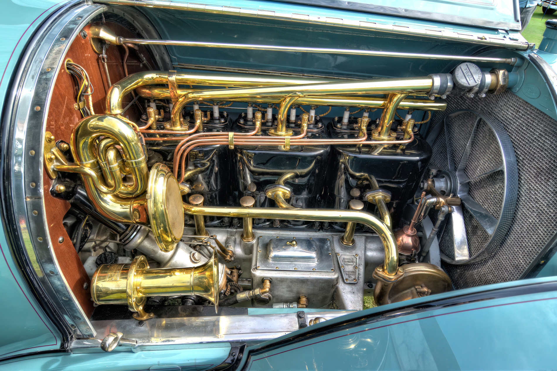 1913 Stevens Duryea C Six Engine