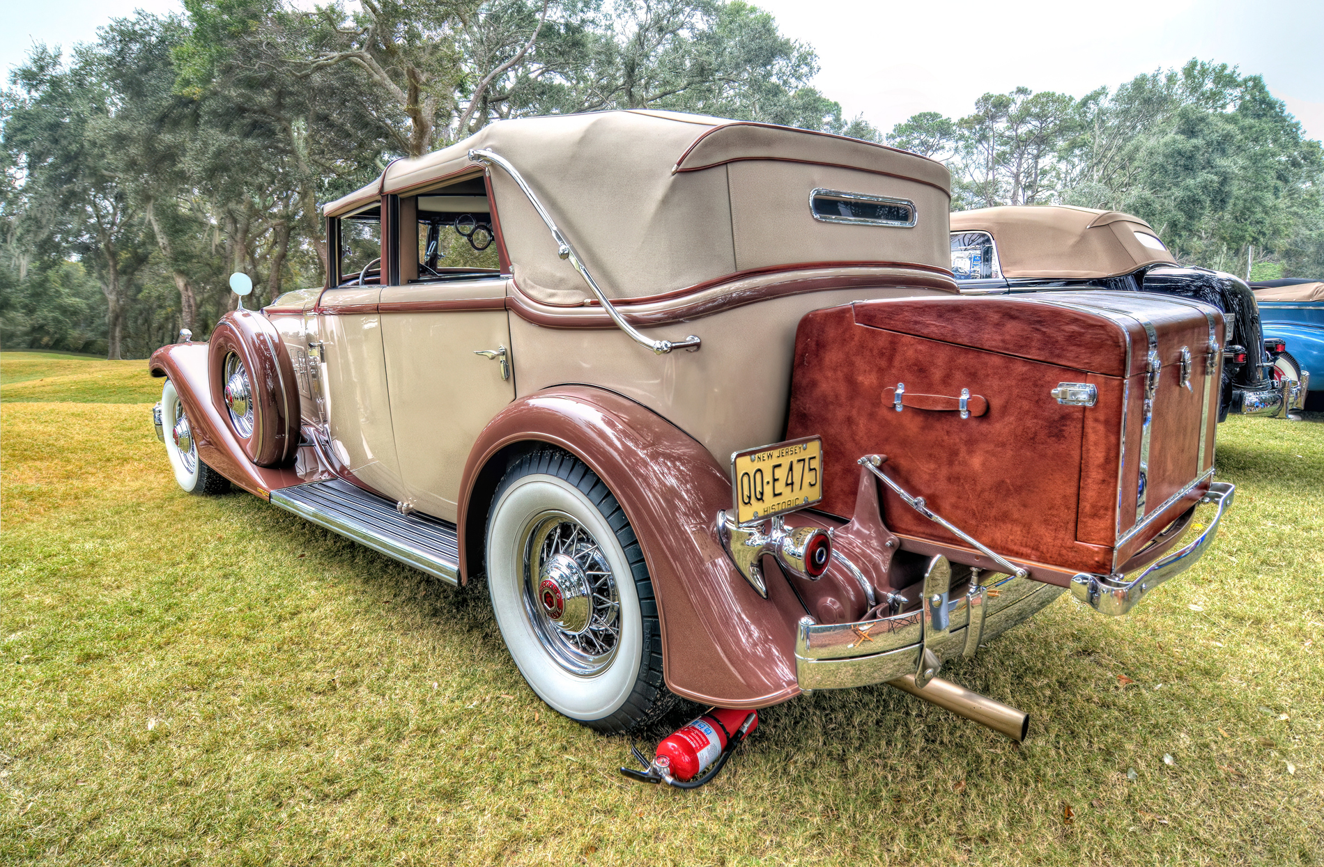 1933 Packard Victoria Cabriolet deVille Rear