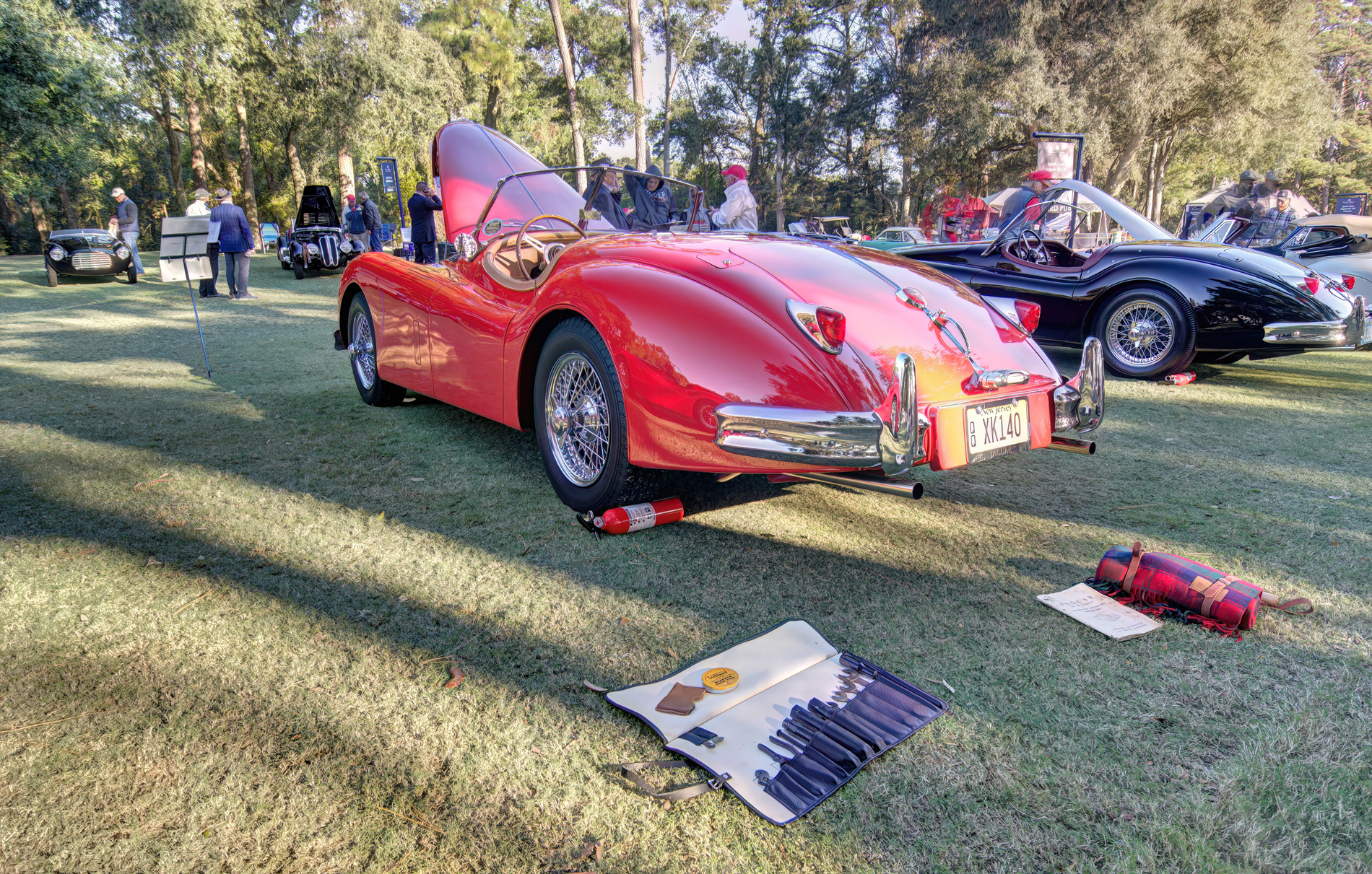 1955 Jaguar XK 140MC Rear view