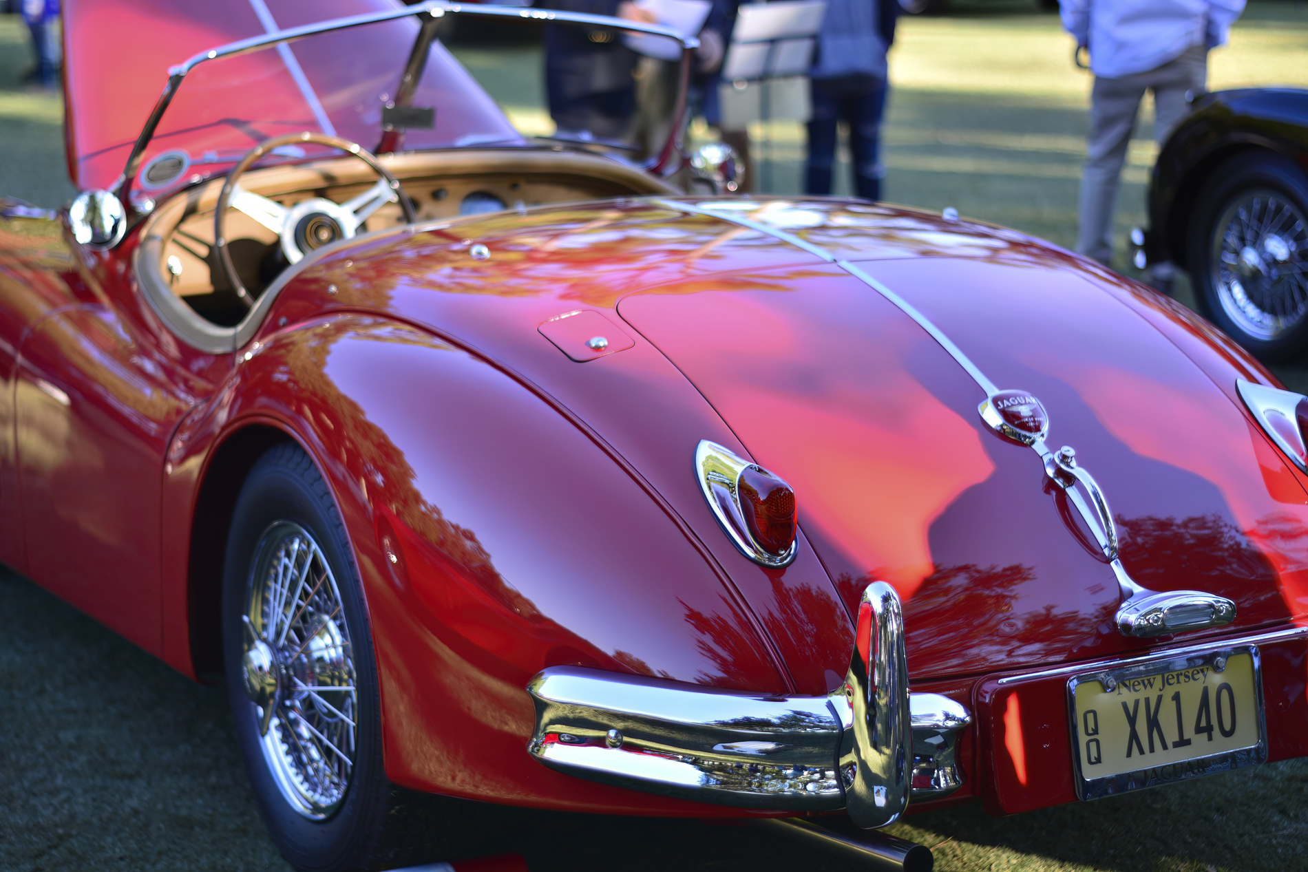 1955 Jaguar XK 140MC trunk