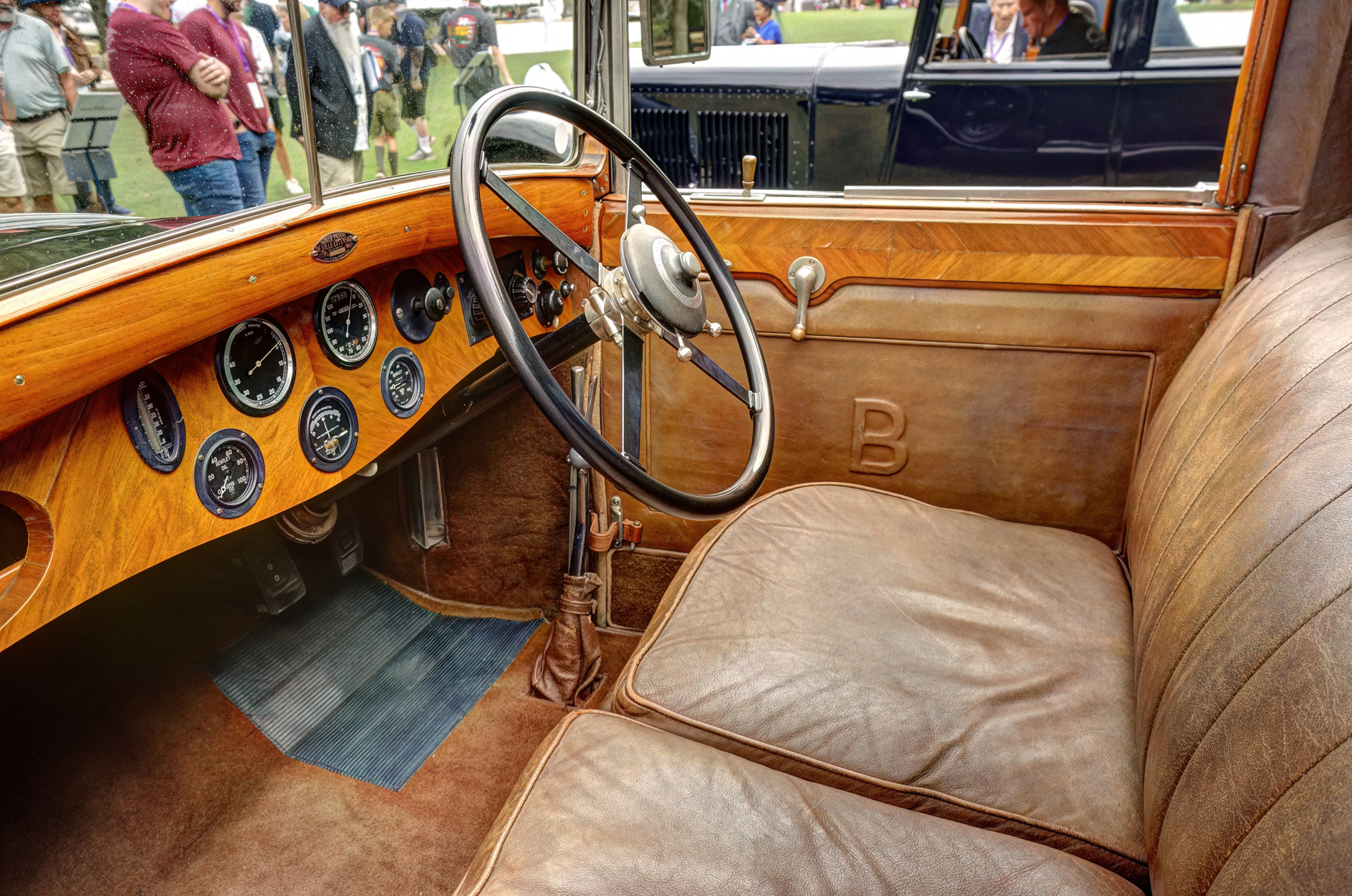 1929 Bentley 6.5 Litre Interior