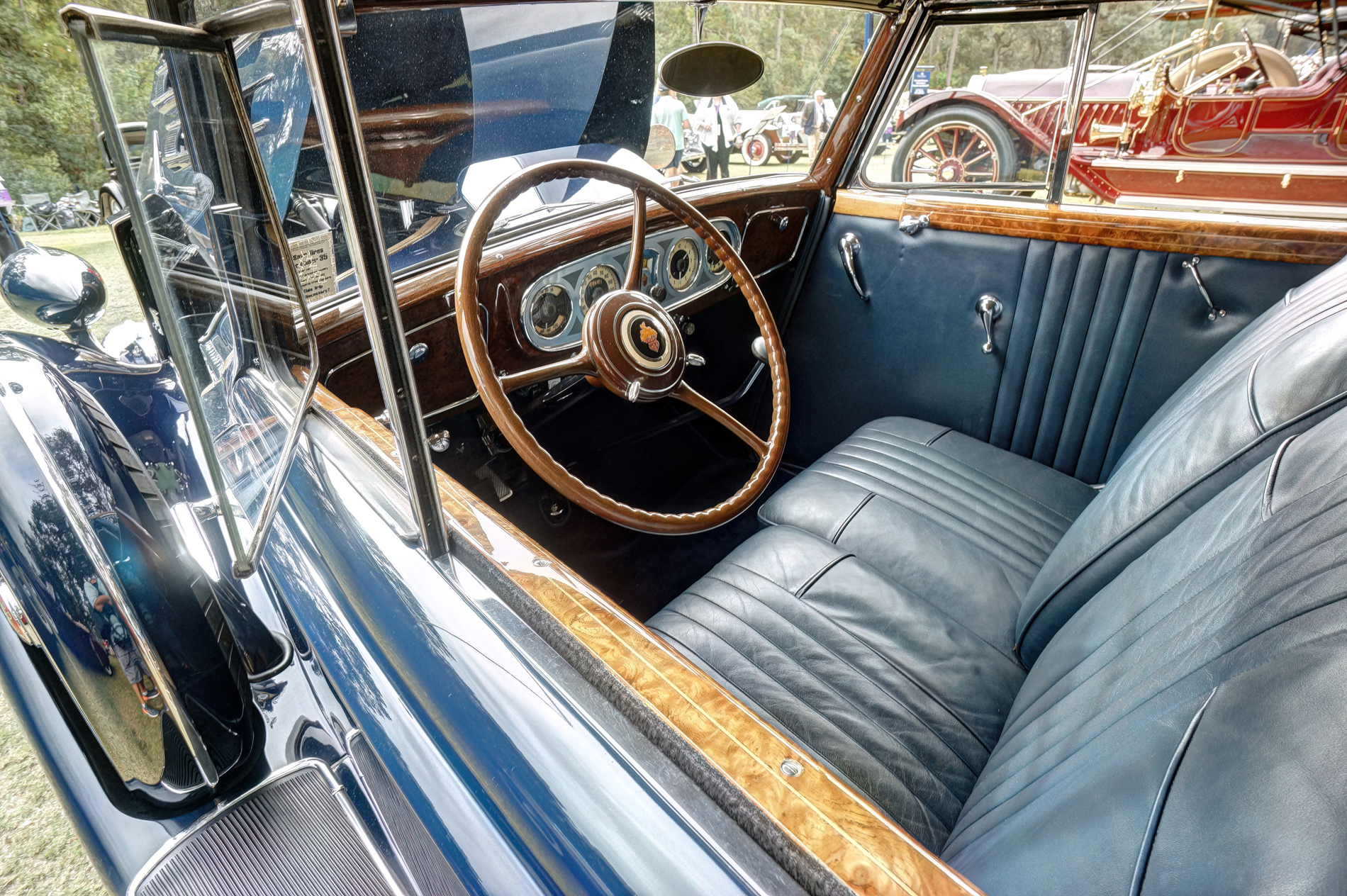 1936 Packard Coupe Roadster 1407 V12 Interior