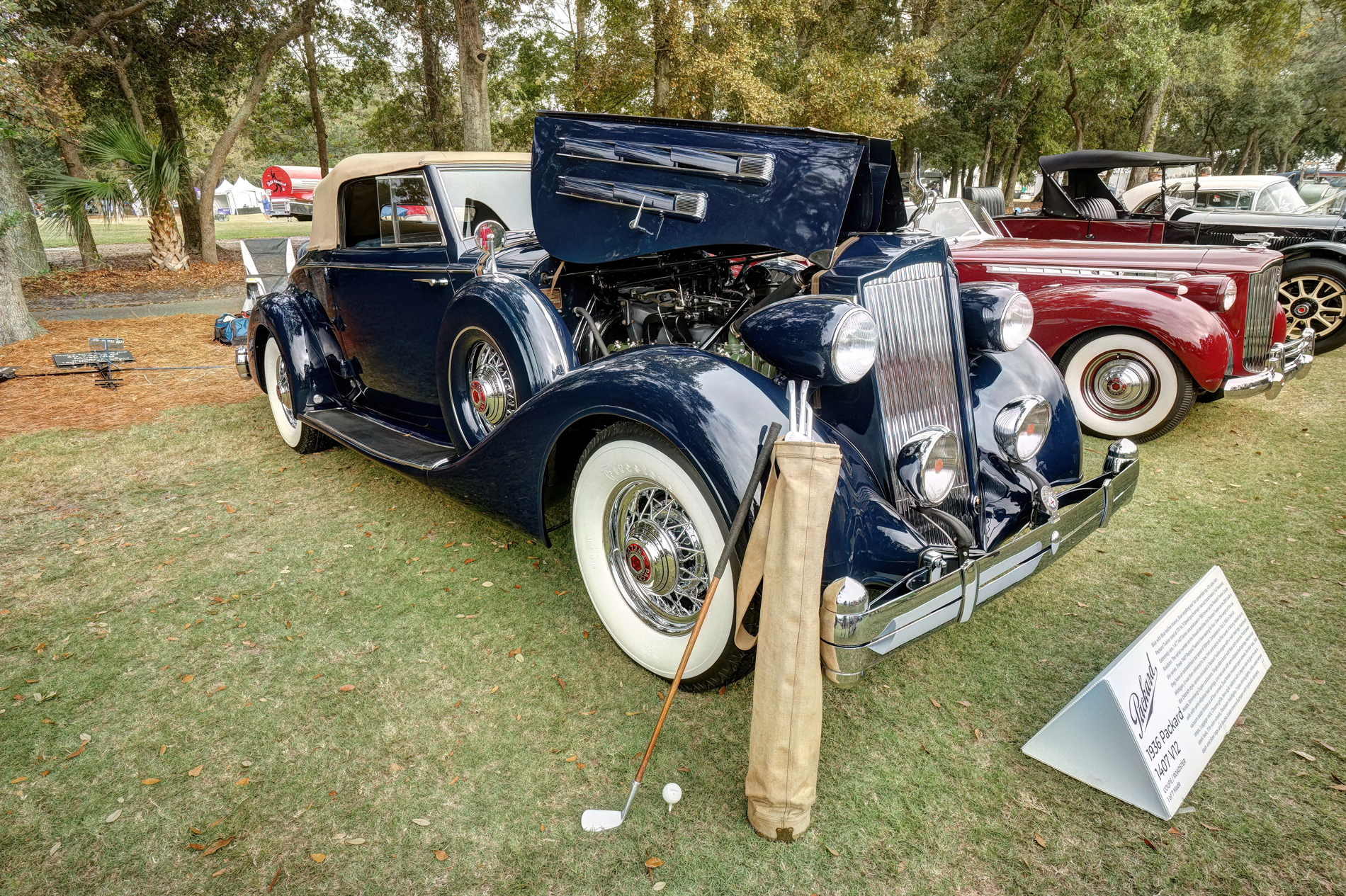 1936 Packard Coupe Roadster 1407 V12 Right