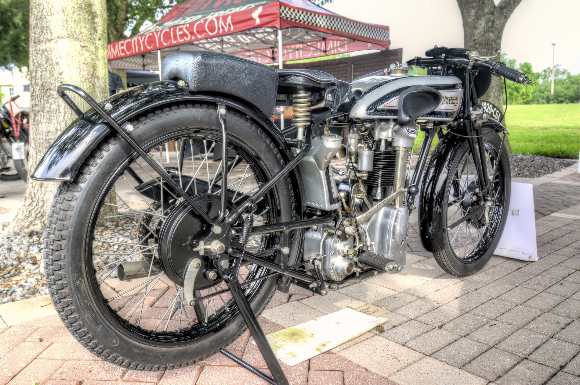 1929 Norton CS1 OHC Racer Rear