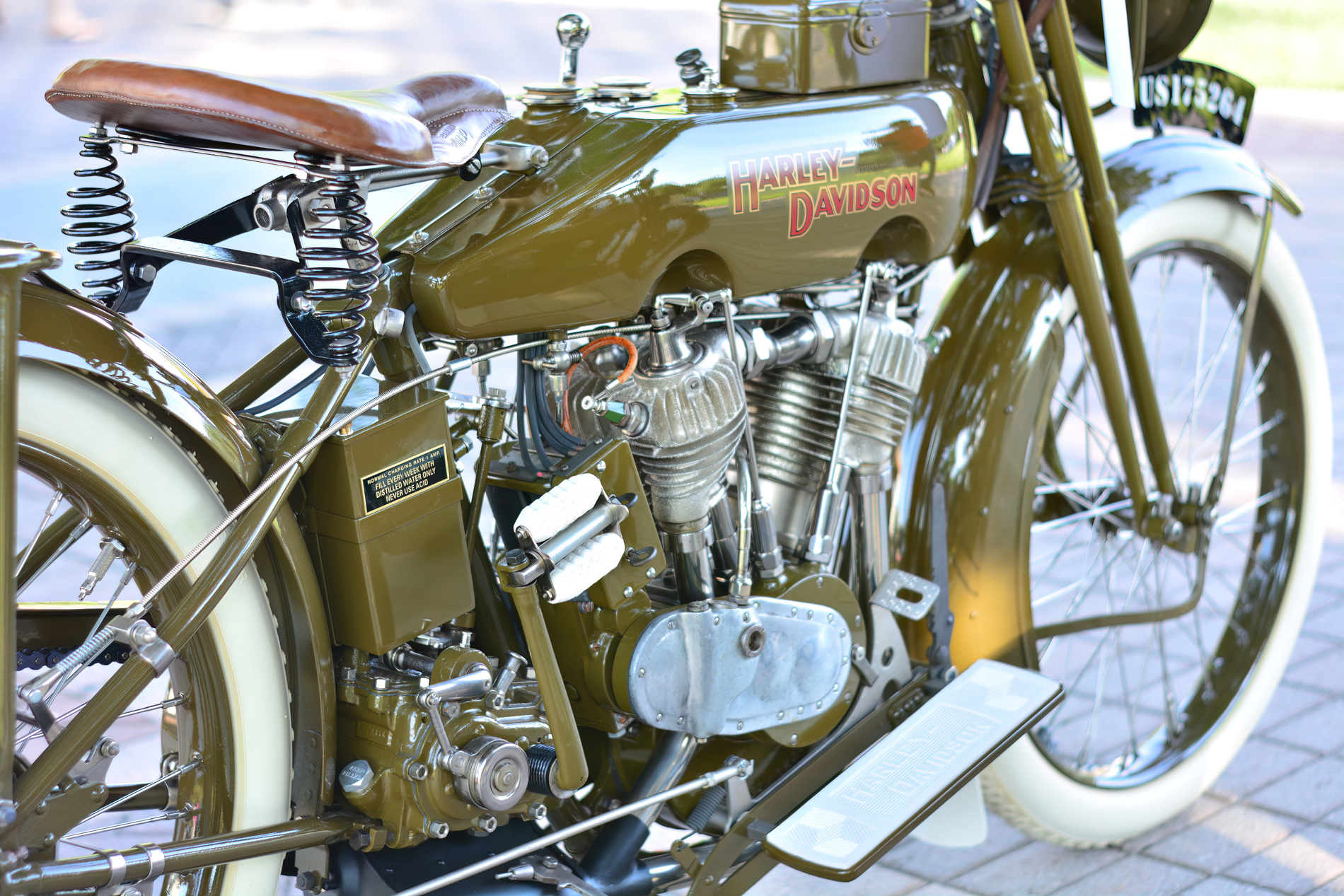 1917 Harley Davidson J Military Rear Engine 2