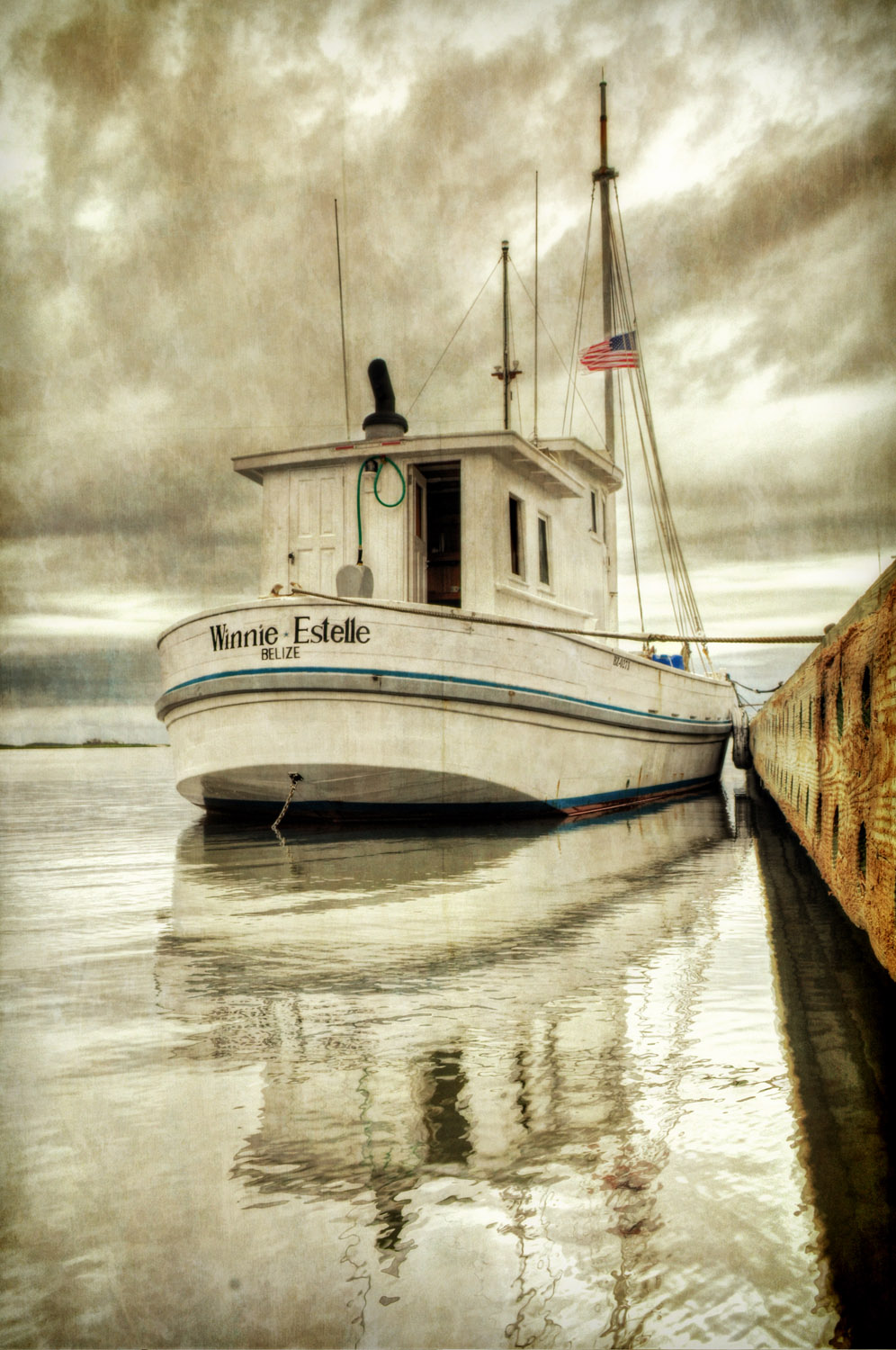 Stern of the Winnie Estelle